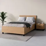 Vox Bett SIMPLE 125 x 204,4 cm Eiche beige