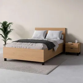 Vox Bett SIMPLE 125 x 204,4 cm Eiche beige