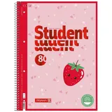 Brunnen Collegeblock Fruity Love A4 kariert Weiß