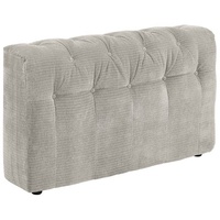 KAWOLA Sofa Seitenelement SEPHI groß Cord Vintage silber