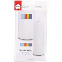 Rayher Verzierwachs Frühlings-Töne Set 6 Platten 20 x 6,5 cm