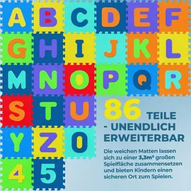 SPIELWERK Spielwerk® Puzzlematte Bunt