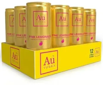Au Vodka Pink Lemonade Mixgetränk 10% Vol. 12x 250ml