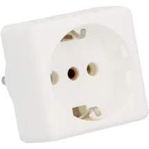 Unitec Übergangsstecker F/d weiß