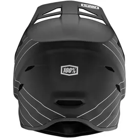 100% Status Youth Fahrradhelm (Größe 49-50CM, schwarz)