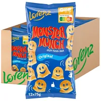 Lorenz Snack World Monster Munch Original, 12er Pack (12 x 75 g), 900 g
