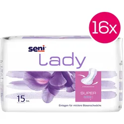 SENI LADY atmungsaktive Einlagen, Super