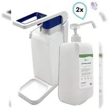 Blanc HYGIENIC Hebelspender 1.000ml Weiß/Blau