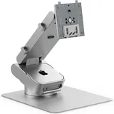Alogic ASPEKT Omni Fold Stand Mac Mini für 32" Monitor Silber