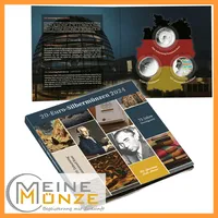 Münzalbum 20 Euro Silbermünzen 2024 KANT, GRUNDGESETZ, KÄSTNER Album Folder