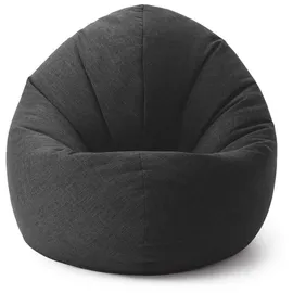 Lumaland Sitzsack Interior-Line rund 2in1 300l dunkelgrau - Dunkelgrau