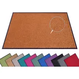 HANSE HOME Fußmatte (S-XXL) 40x60cm & Clean«, rechteckig, 7 mm Höhe, Schmutzfangmatte Türmatte Waschbar & Wetterfest rutschfest für Eingangsbereich & Außenbereich – orange