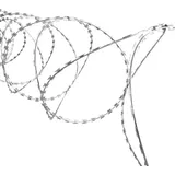 vidaXL - Bto-22 Ziehharmonika-nato-draht Mit Klemmen Verzinkter Stahl 100 M