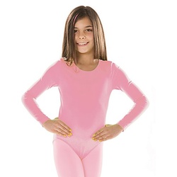 Kinder-Langarmbody, rosa