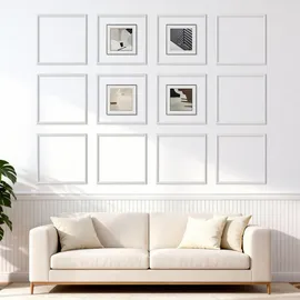 Vevor Wandform-Set Weiß 12 St. 51 x 51 cm