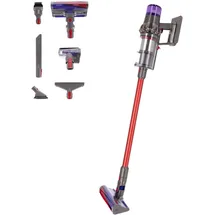 Dyson V11 Fluffy nickel/rot