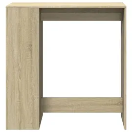 vidaXL Bartisch mit Regal 101 x 40 x 103,5 cm Braun