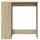 vidaXL Bartisch mit Regal 101 x 40 x 103,5 cm Braun