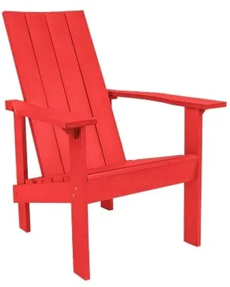 Muskoka Modern Adirondack Sessel C06 Red