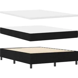 vidaXL Boxspringbett 160 x 200 cm Schwarz