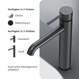 AM PM Spike Einhandmischer Schwarz