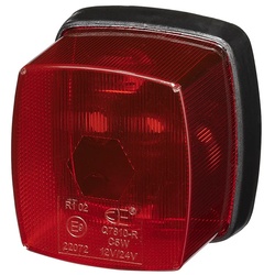 ProPlus 343703PM Positionsleuchte rot 65x60mm für Anhänger Wohnwagen Wohnmobil
