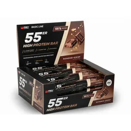Frey Nutrition 55er Display Schoko-Crisp Riegel 20 x 50 g