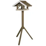 Trixie Futterhaus mit Ständer grau/braun