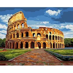 Malen nach Zahlen auf Leinwand "Colosseum", 50 x 40 cm