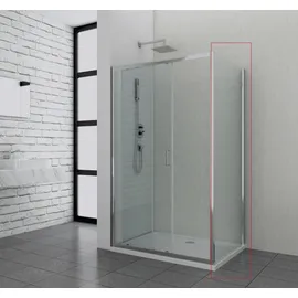 SANOTECHNIK »Elite«, B x H: 78 x 195 cm, - transparent