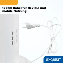 Exquisit 40 cm Turmventilator Weiß