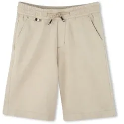 BOSS für Jungen. J51988 Beigefarbene Leinenshorts (8años= 126cm), Lässig, Kinderbekleidung