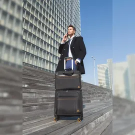 Exacompta Reise-Trolley Exactive Kunstfaser schwarz