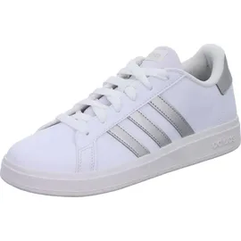 adidas Grand Court Lifestyle Tennis Lace-Up Kids Cloud White / Matte Silver / Matte Silver 35
