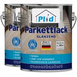 plid Premium Parkettlack Parkettsiegel Klarlack Farblos Set Farblos - Glänzend