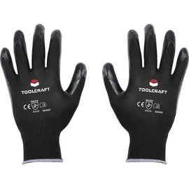 TOOLCRAFT TO-5621535 Polyester, Nitril Arbeitshandschuh Größe (Handschuhe): 10 EN 388 CAT II 1 Paar