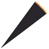 ROTH Schultüte 85cm eckig, Basteltüte schwarz
