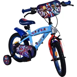 Volare Kinderfahrrad Spidey 14 Zoll Kinderrad in Blau