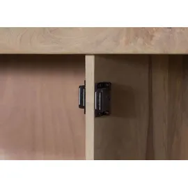 Massivmoebel24 Highboard 128 x 145 x 40 cm Weiß