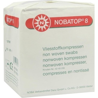 NOBAMED Nobatop 8 Kompressen 10x10cm