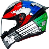 AGV K1 S Bang, Integralhelm - Matt Grau/Weiß/Rot/Blau - L