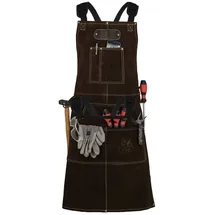 Black Forest Fox Grillschürze 61 x 94 cm Leder dunkelbraun