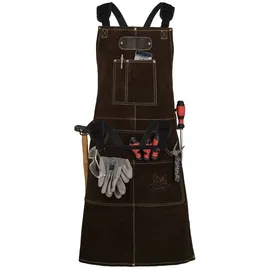 Black Forest Fox Grillschürze 61 x 94 cm Leder dunkelbraun