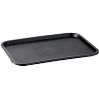 APS Fast Food-Tablett, bruchsicheres und spülmaschinenfestes Serviertablett, Made in Germany, 41 x 30,5 cm, Höhe 2 cm,