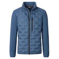 CasaModa Materialmixjacke blau 5XL