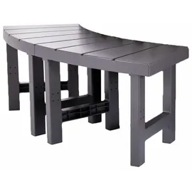 Intex PureSpa Beistelltisch braun 124 x 48 x 42 cm