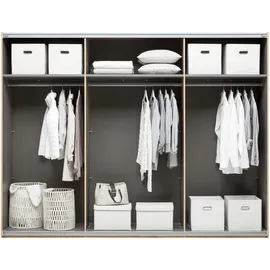 mömax Schwebetürenschrank Rabina 270 x 210 x 60 cm Braun