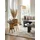 KADIMA DESIGN Alu-und-Holz Pflanzenkübel Set 31x31x51 cm Gold/Braun