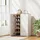 Homcom Schuhschrank 70 x 95 x 33,5 cm 6 Fächer / Weiß hochglanz