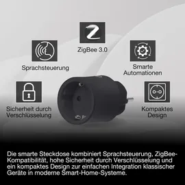 Osram Smart-Home-Steckdose Schwarz